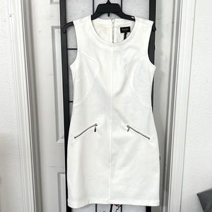 Cream sleeveless dress